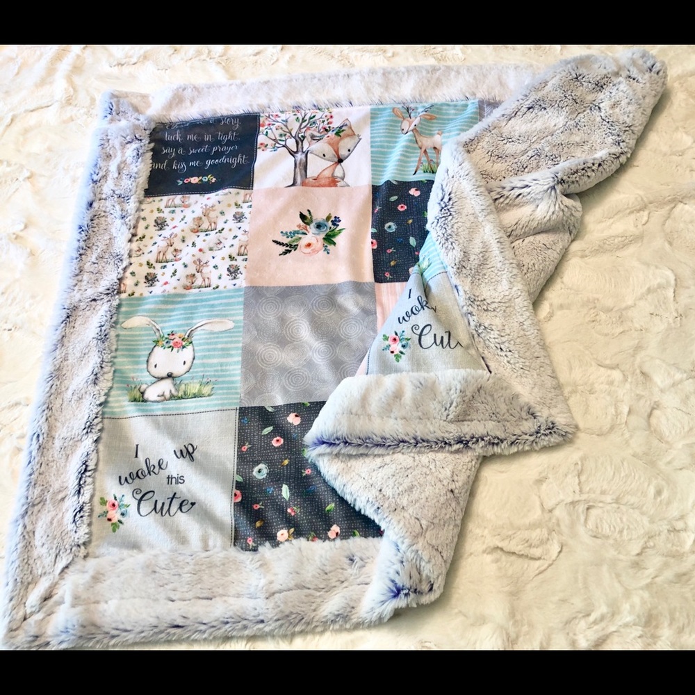 Minky baby blanket